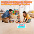 Kids:1 12x12 Inch Sensory Tiles Floor Mats for Piece Liquid Active Color-Changing Pads with Anti-Slip Base Leakproof