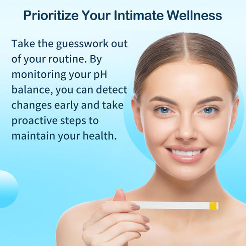 Sooenben 30 30 At-Home Vaginal pH Test Kit: Strips + Individually Wrapped Swabs - Fast & Accurate Feminine Health