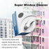 PUCHEN Double Sided Magnetic Window Cleaner, Magnetic Window Cleaning Brush, Window Wipers for Glass, Window Cleaning
