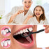 2000 Count Floss Picks Bulk, Natural Dental Floss Picks Toothpicks, High Pull Tooth Flosser Picks for Teeth (Black)