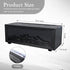 Villelei 7 1/3/5 Fireplace Aroma Diffuser with Remote Control - Color Changing LED Flame Essential Oil Diffuser, Hour