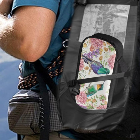 Hummingbird Flowers Insulin Pen Cooler Case, Easy to Use Diabetic Supplies Organizer for Needles and Tester Strips