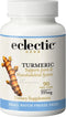 ECLECTIC INSTITUTE Raw Freeze-Dried Turmeric, 90 CT (395 mg), US Grown, Vegetarian, Non-GMO