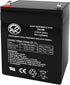 AJC Battery Compatible with Solex SB1240 12V 4.5Ah Alarm Battery