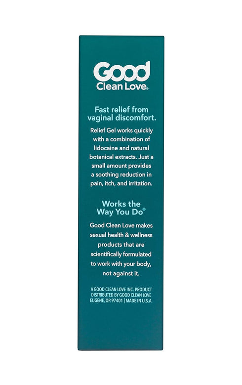 Good Clean Love Vaginal Pain & Itch Relief Gel with 4% Lidocaine, Fast-Acting Feminine Care for Pain, Itch, and