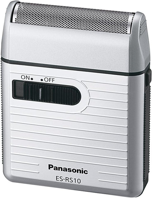 Panasonic Men's Shaver ES-RS10-S Silver for Traveler | DC3V (2 x AA Alkaline) (Japan Model)