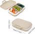 Honbay Vitamin Organizer Box Portable Travel Pill Case Healthy Eco-Friendly Wheat Straw Small Pill Box (Primary Color)