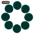 8 Pcs 5 Inch Round Scouring Pads, Hook and Loop Drill Scrubber Pads for Clean Polishing (Green)