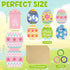Sereliy Holder,12 Sets Easter Gift Card Egg & Bunny Easter Money Holder with Envelopes, Colorful Spring Basket