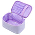 Meiyuuo Small Makeup Bag Cosmetic Organizer Waterproof Zipper Pouch for Women (Light Lavender Purple)