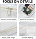 Moyad Clear Toiletry Bag, TSA Approved Makeup Bags for Travel (Beige, 1 Pack)