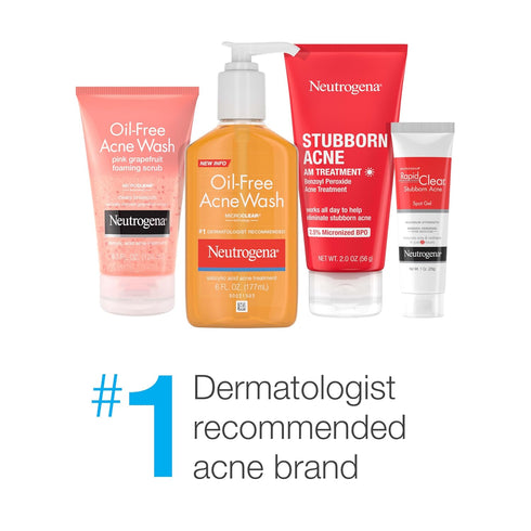 Neutrogena Oil-Free Acne Stress Control Power-Clear Scrub, 2% Salicylic Acid, 4.2 fl. oz