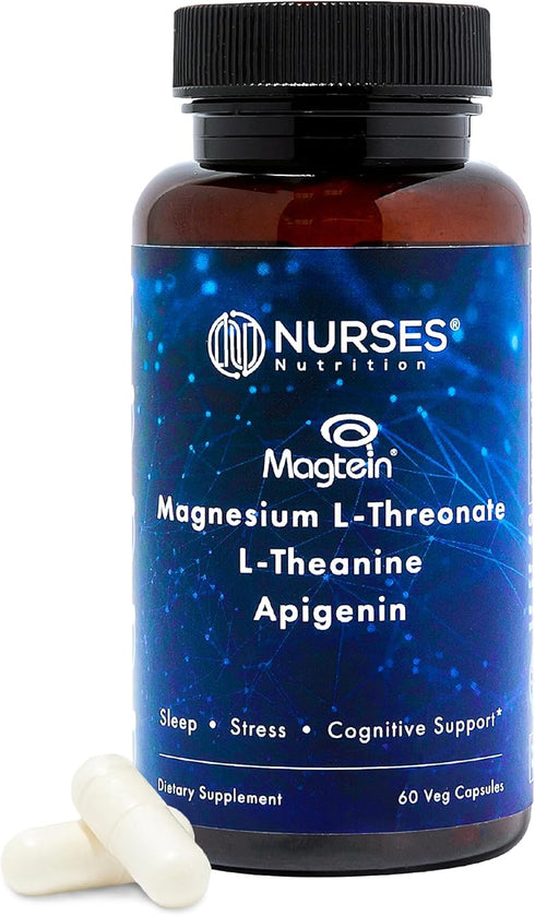 Premium High Absorption Magnesium Sleep Supplement - Clinically Studied Magnesium L-Threonate, Stress Support