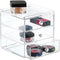 InterDesign Clarity Cosmetic Vanity Cabinet, 3 Drawer Clear Organizer for Makeup & Beauty Products