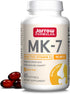 Jarrow Formulas MK-7 90 mcg, Bioactive Form of Vitamin K2, 60 Servings (Softgels), For Bone & Cardiovascular Health