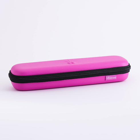 Triple Bristle Sonic Toothbrush Travel Case, Portable Breathable Hard Carrying Bag for Traveling, Pink