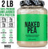 Naked Pea - 2LB 100% Pea Protein Powder from North American Farms, Unflavored Vegan Protein Isolate, 30 Servings