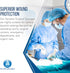 Dynarex Surgical Gauze Sponges, Absorbent Cotton Fabric, 3x3, 12-Ply, Sleeve of 200 Sponges