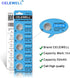 CR1616 5 Pcs 3V Lithium Battery - 5-Year Warranty
