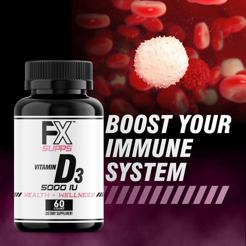 Vitamin D3 5000 IU (1 Pack, 60 Softgels) - Health and Wellness Dietary Supplement for Men & Women - Cholecalciferol for