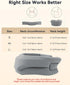 Neck Brace Cervical Collar for Sleeping, Soft Foam Wraps for Cervical Spine Pressure Relief - Grey (15.8-18.1 Inch)