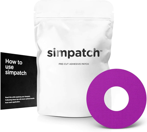 SIMPATCH Adhesive Patch, Pack of 30, Multiple Colors Available (Purple)