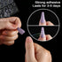 Laza 720 Pcs Thin Breathable Adhesive Tabs - Fake Nail Glue Sticker, Super Sticky Double Sided Tips