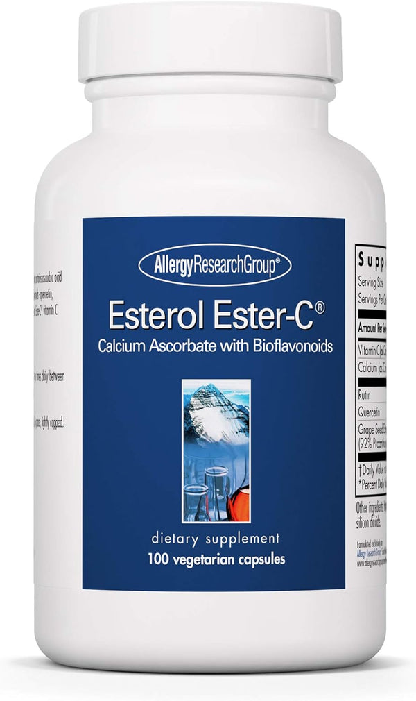 Allergy Research Group Esterol Ester-C - Vitamin C 1350mg Supplement, Immune Support, 100 Vegan Capsules