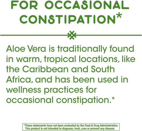 Nature's Way Aloe Latex with Fennel | 100 Vegan Capsules | For Occasional Constipation