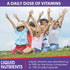 Buried Treasure Children's Daily Multi Liquid Multivitamin & Minerals Vegan Supplement for Kids, 16 oz