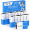Voniko 9V Batteries - Alkaline 9V Battery 8 Pack - Ultra Long Lasting