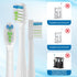 6 Pack Replacement Brush Heads for Waterpik Sonic Fusion Flossing Toothbrush, Compatible with SF01/SF02/SF03/SF04