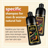 Instant Black Hair Dye Shampoo for Gray Hair, 3 in 1 Natural Black Color, 16.9 Fl Oz, 100% Gray Coverage