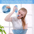 Nasal Wash Bottle, Abnaok Sinus Rinse and Nasal Irrigation Device, Perfect for Adult & Kid (500ML Blue)
