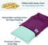 Microwave Heating Pad with Removable Cover - Portable Heating Pad for Back Pain Relief, 10" x 7"