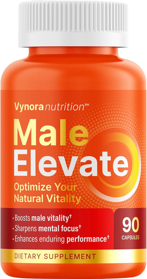 Vynora Nutrition Testosterone Booster Supplement - Male Enhancing Performance Pills for Men - Fast