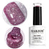 Reflective Glitter Gel Nail Polish, Diamond Violet Nail Polish, Sparkly Shiny Gel Varnish for Nail DIY at Home