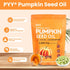 PYY 300 Cold-Pressed Pumpkin Seed Oil & Saw Palmetto Softgels | Capsules | Rich in Essential Fatty Acids & Phytosterols