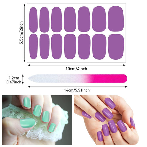 Maitys 168 Pcs Nail Stickers, 12 Sheets Full Wrap Polish Strips, Glitter Self Adhesive DIY Gel Nail Strips for Holiday