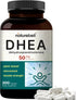 NatureBell DHEA 50mg | 300 Capsules | Plant-Based DHEA Source for Energy Levels & Healthy Aging