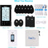 Belifu 4 Channel TENS EMS Unit, 24 Modes, Rechargeable Electric Pulse Massager for Pain Relief Therapy (Black)