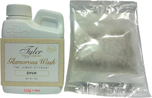 TYLER CANDLE COMPANY Tyler Glam Wash Laundry Detergent, Diva, Liquid, 4Fl Oz HE Safe w/Dryer