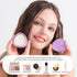 Docolor Makeup Brushes Cleaner Set, Solid Soap Cleanser with Color Removal Sponge, Vegan Makeup Brush Cleaner Mat