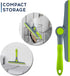 DSV Standard Shower Squeegee for Glass Doors, 10" Blade, Mini Window Squeegee for Home, Car, All-Purpose Cleaner Tool