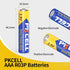 PKCELL AAA Batteries,3A R03P UM4 Battery,1.5V AM4 AAA Carbon Zinc Single Use Triple A Batteries for LED Candles Clock Remote Controls Flashlights (40-Count)