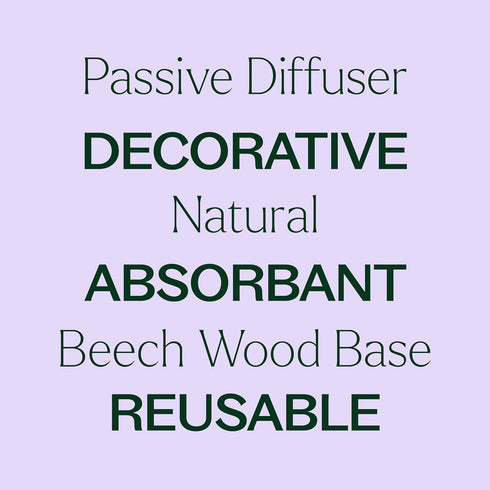 Plant Therapy Passive Lotus Flower Aromatherapy Diffuser | Chic and Natural Essential Oil Diffuser for Home, Office