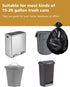 AYOTEE 16-20 Gallon Unscented Trash Bags, 50 Count Bulk (30"x36") Tall Kitchen, Big Black Industrial Quality Bags