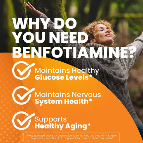 Doctor's Best Benfotiamine 300 with BenfoPure, 60 Veggie Caps