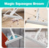 Magic Squeegee Broom for Floor Cleaning, Multifunction Rubber Broom with 41" Adjustable Handle for Pet Hair