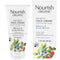 Nourish Organic Face Cream - Bilberry & Arctic Berries, Age Defense Formula with Aloe Vera, 1.7 Oz + Washable Cotton